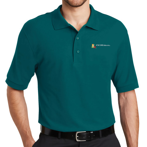 Main Image for  Teal Silk Touch Polo
