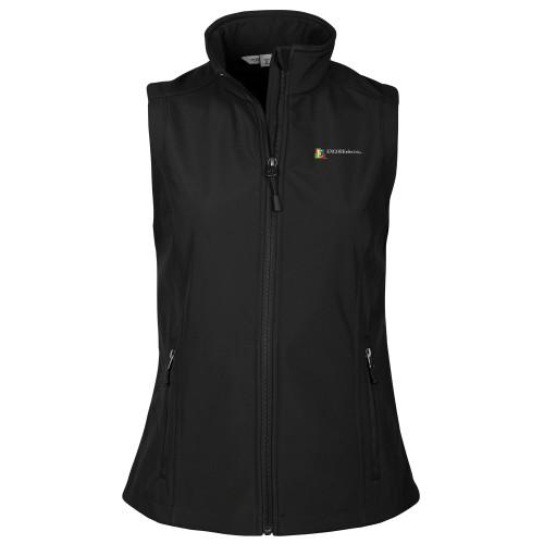  Womens Black Core Softshell Vest - Encore Electric
