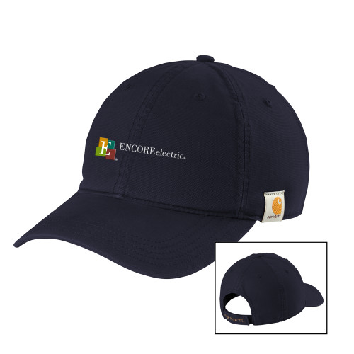  Carhartt Navy Cotton Adjustable Canvas Hat - Encore Electric