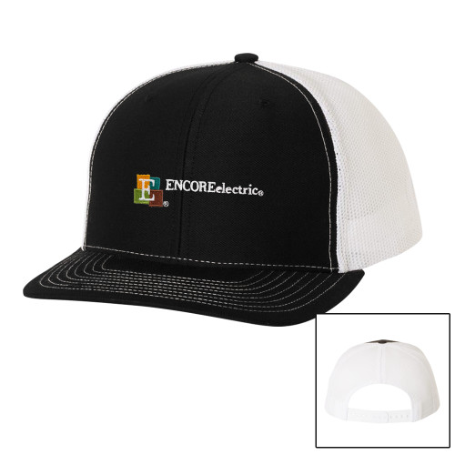 Richardson Black/White Trucker Hat - Encore Electric