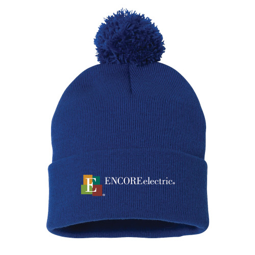  Sportsman Royal Pom Pom Cuffed Beanie - Encore Electric