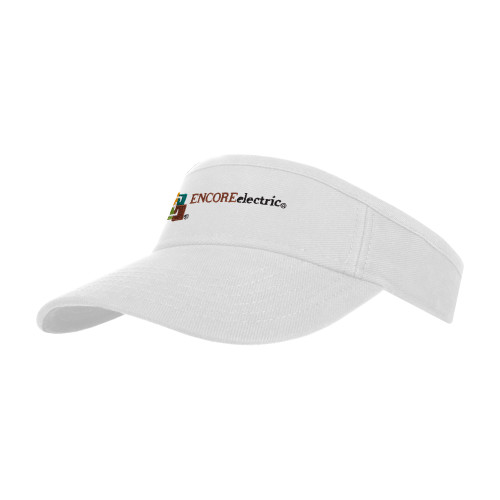  White Visor - Encore Electric