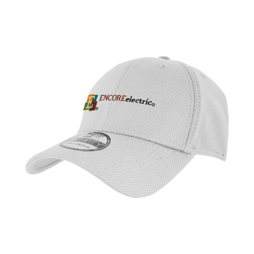  New Era White Diamond Era 39Thirty Stretch Fit Hat - Encore Electric