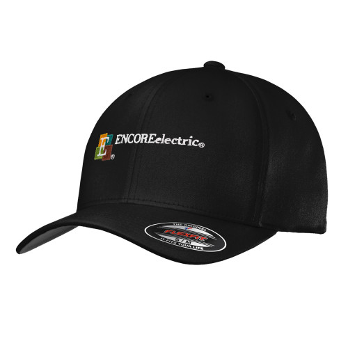  Black Flexfit Structured Low Profile Hat - Encore Electric