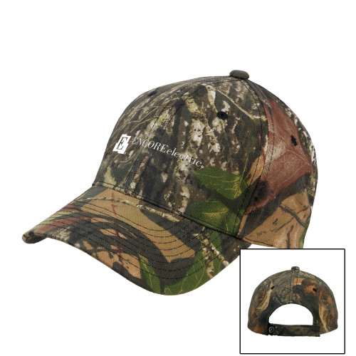  Mossy Oak Camo Structured Adjustable Cap - Encore Electric