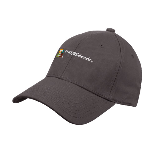  Charcoal Structured Adjustable Pro Style Hat - Encore Electric