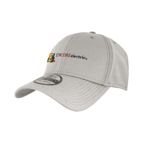  New Era Light Grey Diamond Era 39Thirty Stretch Fit Hat - Encore Electric