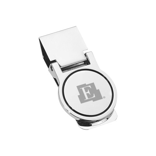  Round Silver Money Clip - Icon Engraved