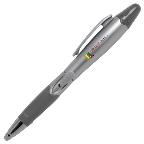  Silver/Silver Blossom Pen/Highlighter - Encore Electric