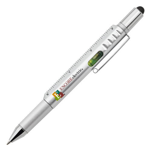  6 in 1 Silver Ballpoint Pen - Encore Electric