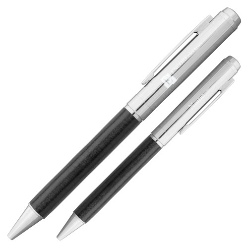  Fabrizio Black Ballpoint Pen - Encore Electric Engraved