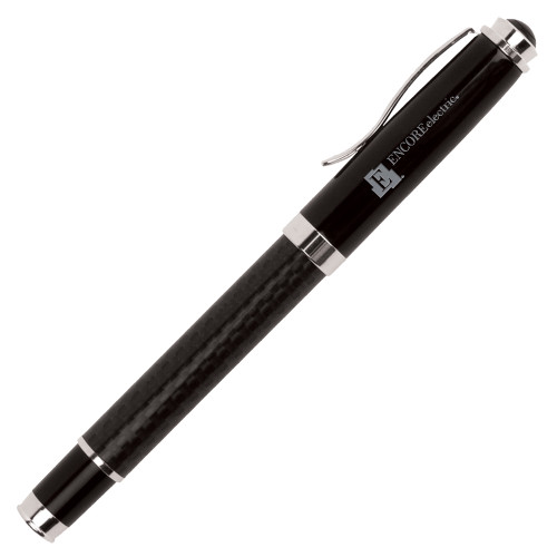  Luna Black Rollerball Pen - Encore Electric Engraved