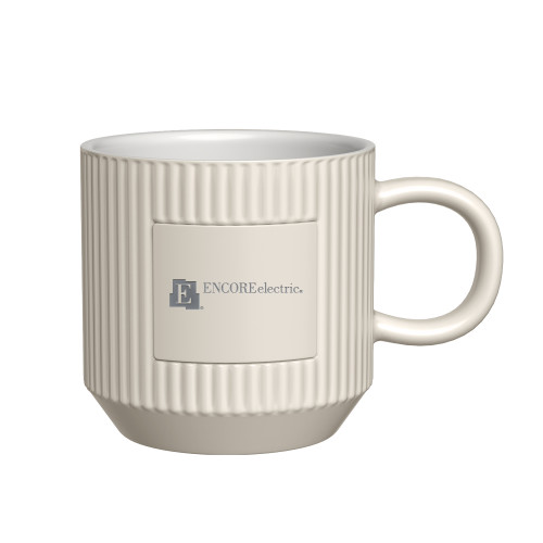  First Light Ivory Ceramic Mug - Encore Electric Engraved