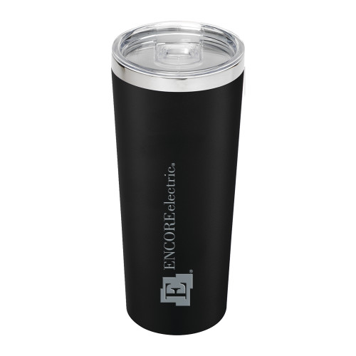  Thor Vacuum Insulated Black Tumbler 22oz - Encore Electric Engraved