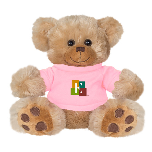  Plush Big Paw 8 1/2 inch Brown Bear w/Pink Shirt - Icon