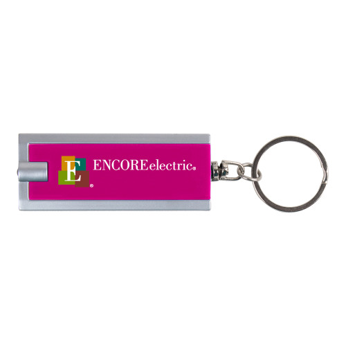  Turbo Pink Flashlight Key Holder - Encore Electric