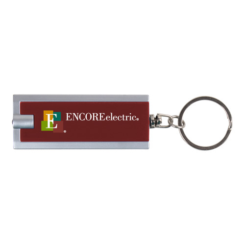  Turbo Maroon Flashlight Key Holder - Encore Electric