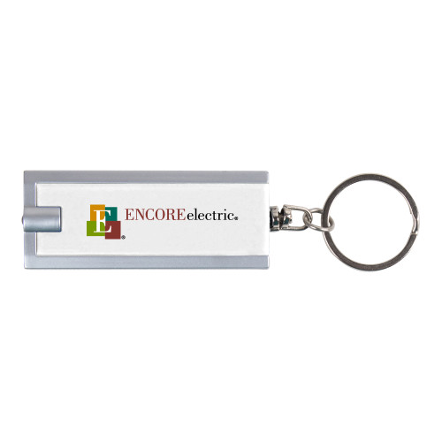  Turbo White Flashlight Key Holder - Encore Electric