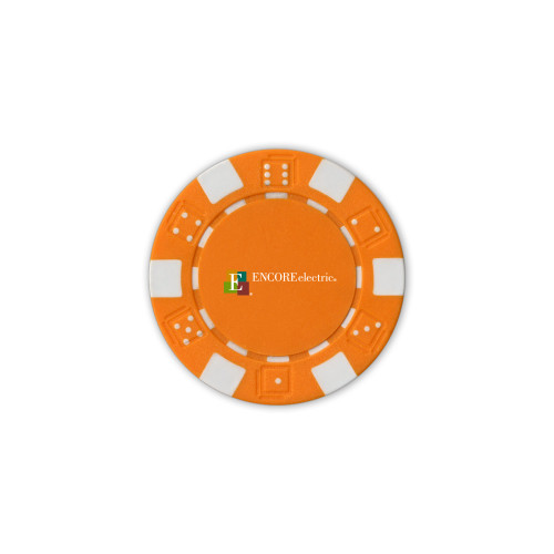  Orange Game Chip - Encore Electric