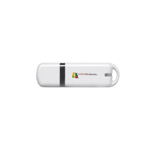  USB White Pen Drive 4G - Encore Electric