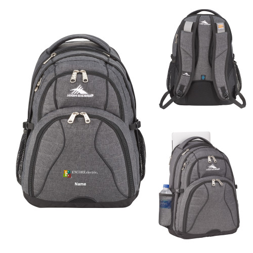  High Sierra Graphite Swerve Computer Backpack - Icon