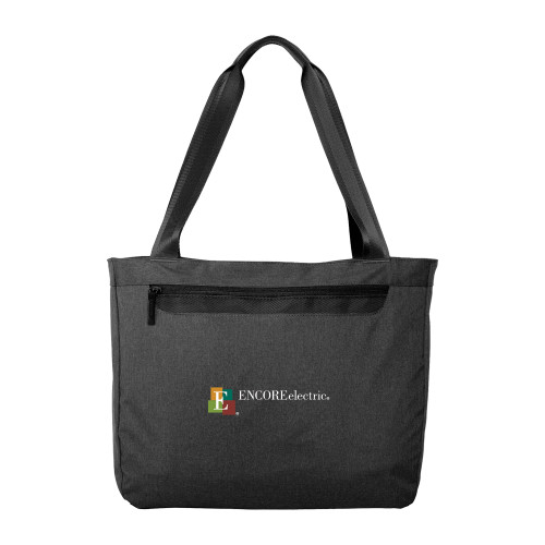  Executive Graphite Heather Laptop Tote - Encore Electric