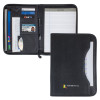 Thumbnail image for  Wall Street Black Zippered Padfolio