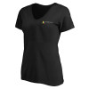 Thumbnail image for  Womens Plus Black V Neck T Shirt