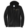 Thumbnail image for  Extended Black Fleece Full Zip Hoodie