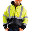 Thumbnail image for  Safety Yellow ANSI 107 Class 3 Bomber Jacket