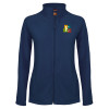 Thumbnail image for  Womens Navy Fleece Full Zip Jacket