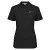 Thumbnail image for  Womens Silk Touch Black Pique Polo
