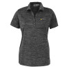 Thumbnail image for  Womens Charcoal Honeycomb Jacquard Polo