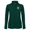 Thumbnail image for  Womens Dark Green Fleece Full Zip Jacket