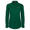 Thumbnail image for  Womens Dark Green Twill Button Down Long Sleeve 
