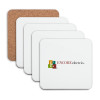 Thumbnail image for  Hardboard Coaster w/Cork Backing 4/set