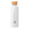 Thumbnail image for  Blair White Stainless Steel Bottle w/ Bamboo Lid 17 oz