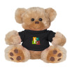 Thumbnail image for  Plush Big Paw 8 1/2 inch Brown Bear w/Black Shirt