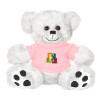 Thumbnail image for  Plush Big Paw 8 1/2 inch White Bear w/Pink Shirt
