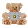 Thumbnail image for  Plush Big Paw 8 1/2 inch Brown Bear w/Grey Shirt