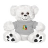 Thumbnail image for  Plush Big Paw 8 1/2 inch White Bear w/Grey Shirt