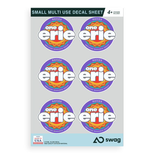 Small Multi Use Decal Sheet - One Erie Raices Small Sticker Sheet