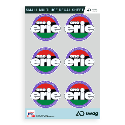  Small Multi Use Decal Sheet - One Erie Culture Small Sticker Sheet