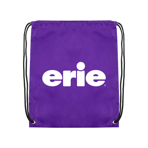  Purple Drawstring Backpack - erie