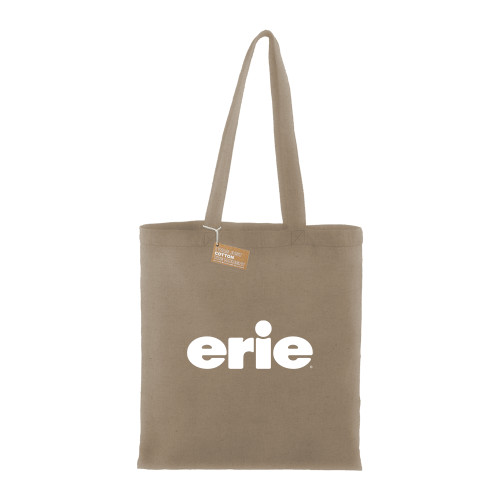  Recycled Cotton Twill Natural Tote - erie