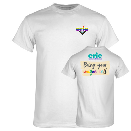  White T Shirt - Erie Pride
