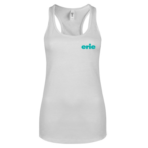  Next Level Racerback Tank White - erie