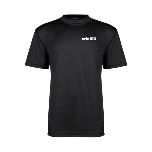  Youth Performance Black Tee - Erie Kid