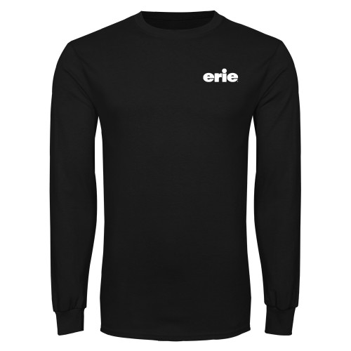  Black Long Sleeve T Shirt - erie