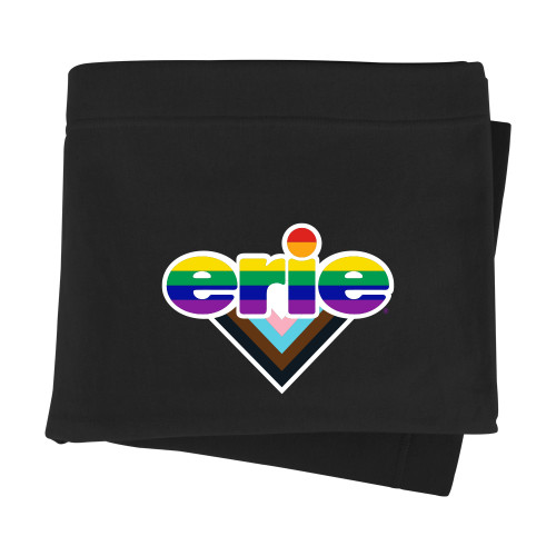  Black Sweatshirt Blanket - Erie Pride